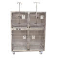 High Quality Indoor out Door Pet Cage Large Metal Stinaless Steel Vet Cage for Sales